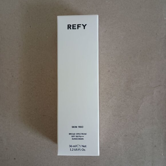 NEW Refy Skin Trio SPF 50/PA+++ Moisturizer and Brightening Serum w/ Squalene - Picture 1 of 4